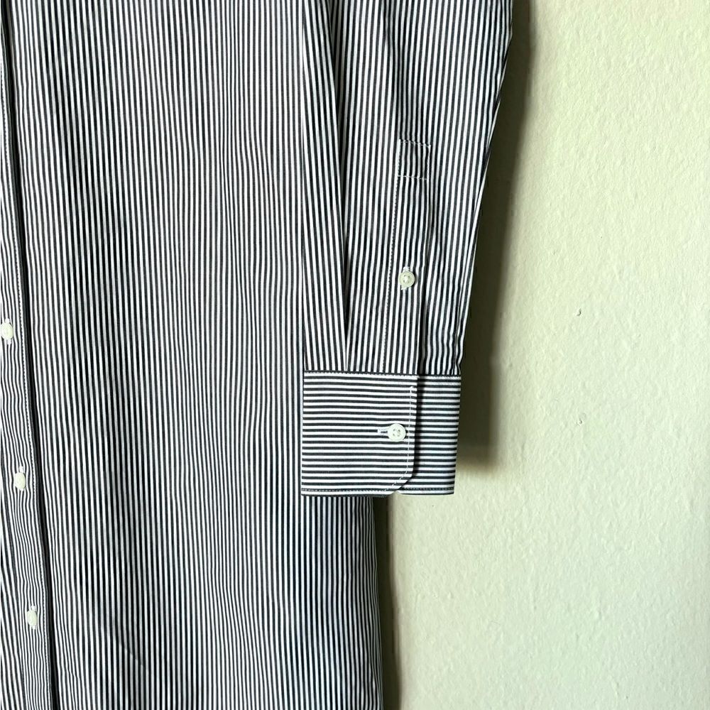Everlane Shirt Midi Blue White Dress Long Sleeve Stripe Size XS - Picture 8 of 9